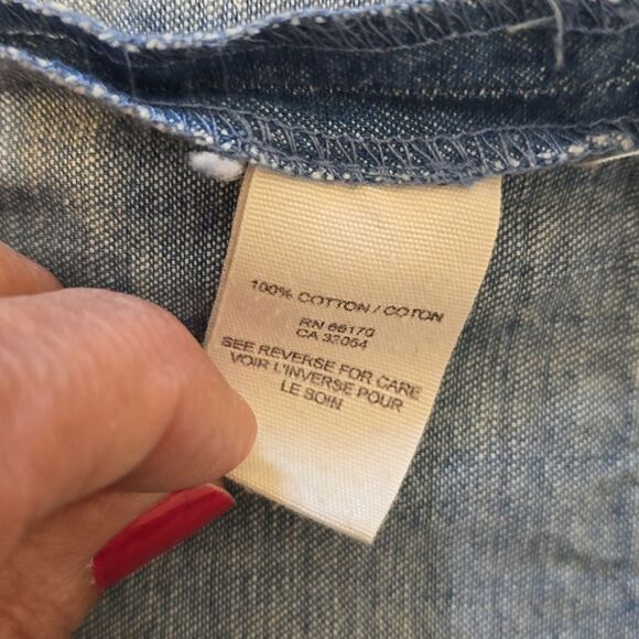 We the Free Strapless y2k Denim Dress 2 - Picture 10 of 10